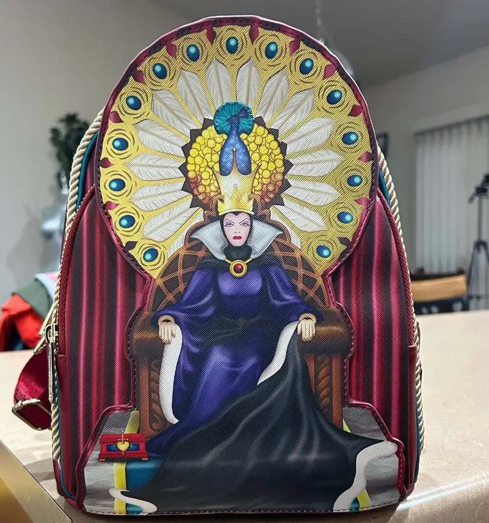 Loungefly Disney Snow White Evil Queen Throne Mini Backpack